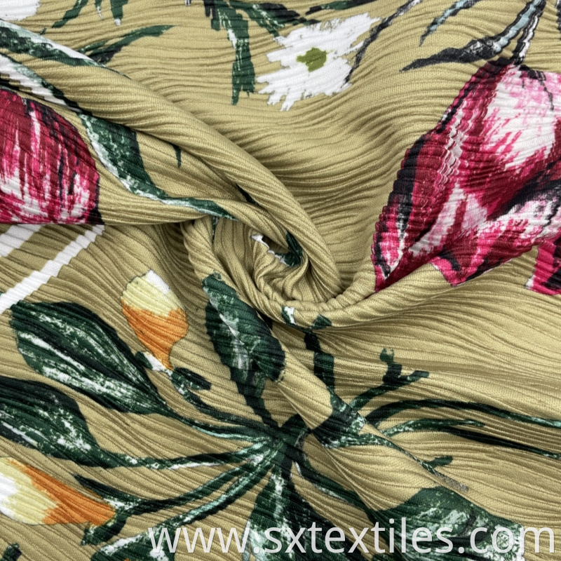 Flower Pattern Polyester Textile Jpg